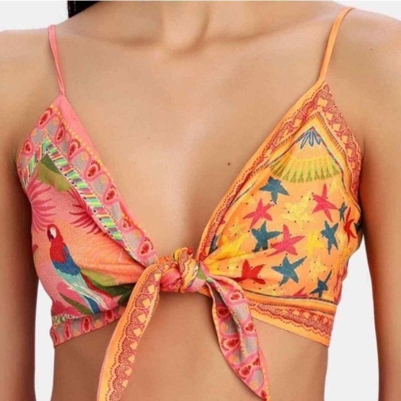 FARM Rio Multicolor Crop Top - Picture 7 of 8